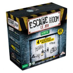 JEU ESCAPE ROOM - COFFRET DE BASE 1 (4 SCÉNARIOS)